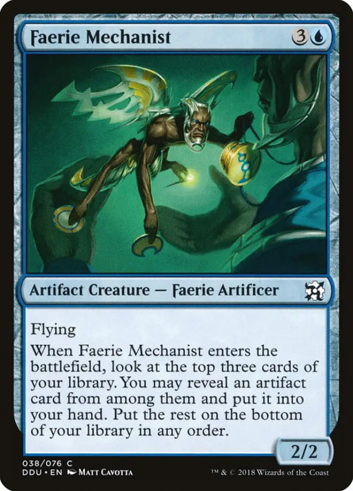 Faerie Mechanist [Duel Decks: Elves vs. Inventors] - MTG Single