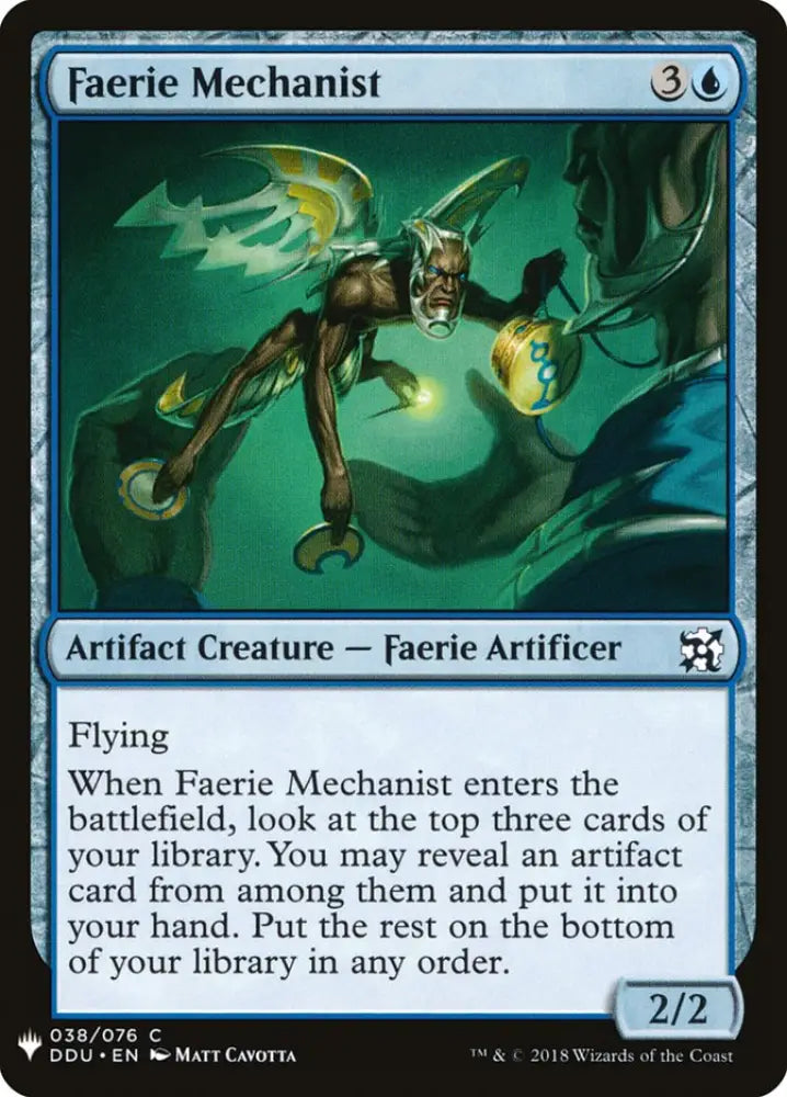 Faerie Mechanist [Mystery Booster] - MTG Single
