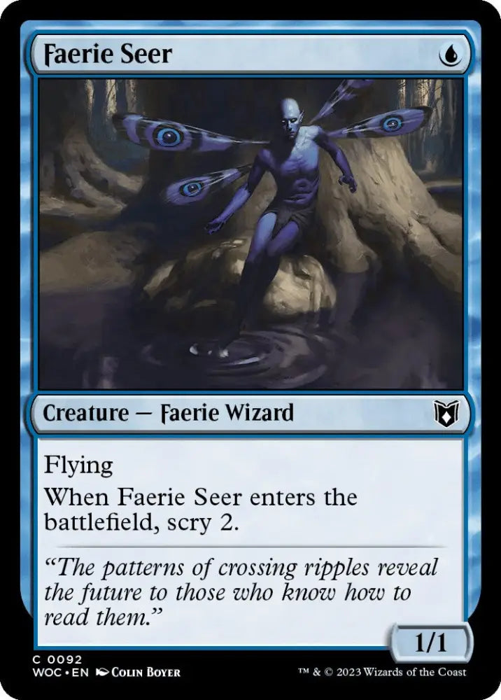 Faerie Seer [Wilds of Eldraine Commander] - MTG Single
