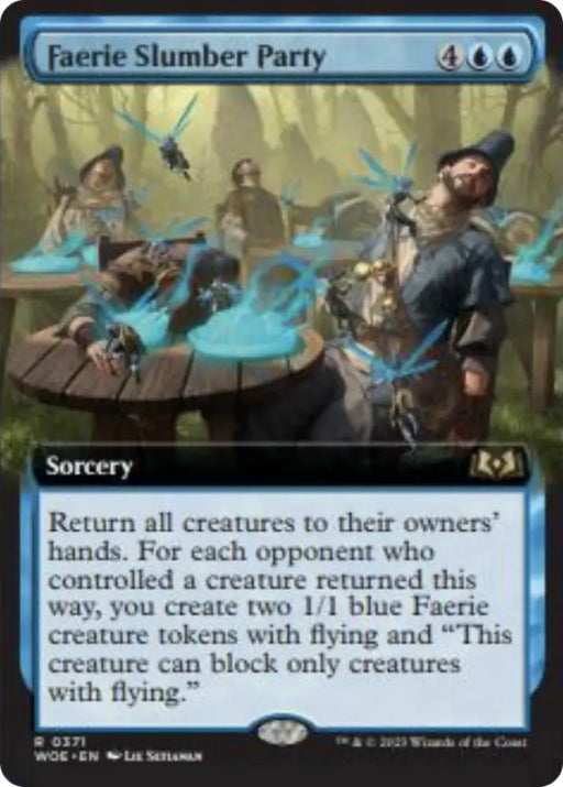 Faerie Slumber Party (Extended Art) [Wilds of Eldraine] - MTG Single