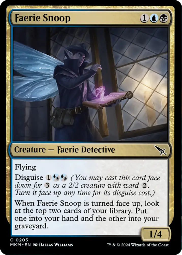 Faerie Snoop [Murders at Karlov Manor] - MTG Single