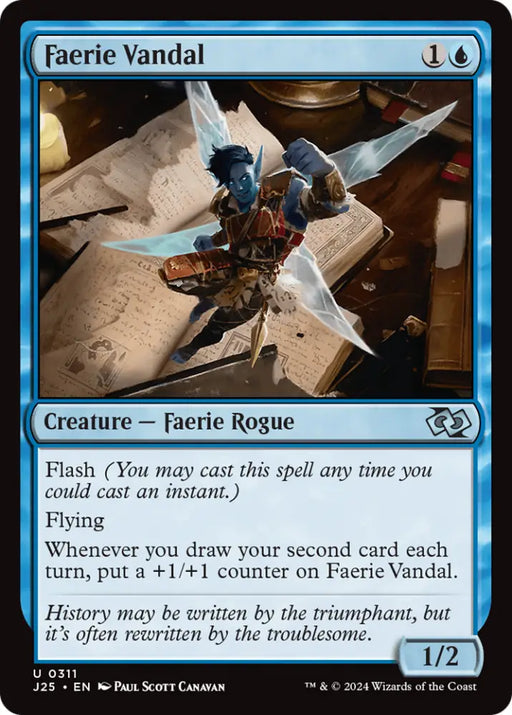 Faerie Vandal [Foundations Jumpstart] - MTG Single