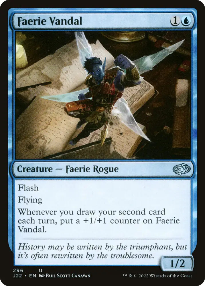 Faerie Vandal [Jumpstart 2022] - MTG Single