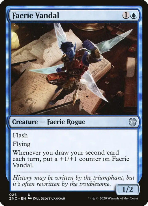 Faerie Vandal [Zendikar Rising Commander] - MTG Single