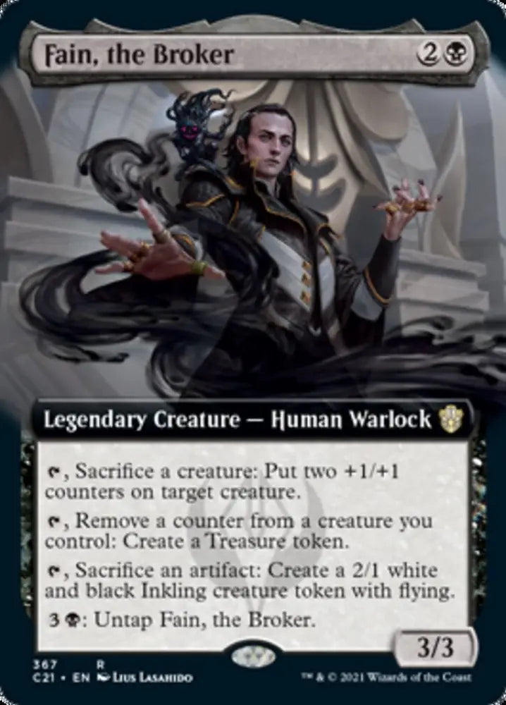 Fain the Broker (Extended Art) [Commander 2021] - MTG Single