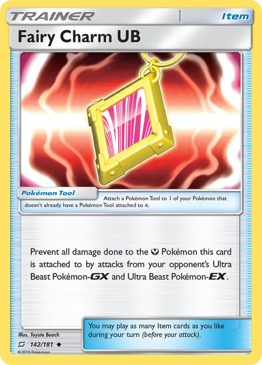 Fairy Charm UB (142/181) [Sun & Moon: Team Up] - Pokemon Single
