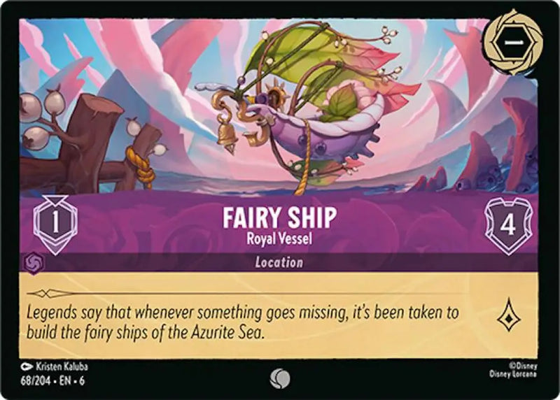 Fairy Ship - Royal Vessel (68/204) [Azurite Sea] - Lorcana Single