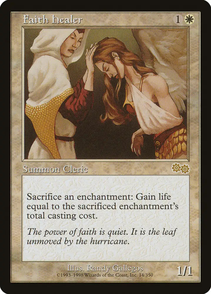 Faith Healer [Urza’s Saga] - MTG Single
