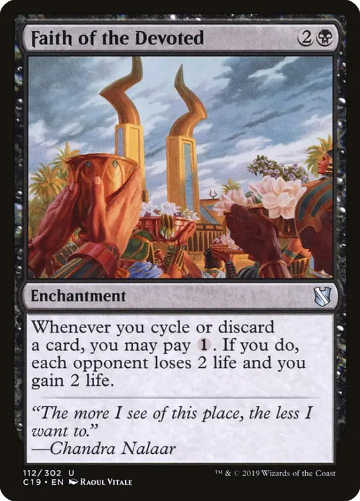 Faith of the Devoted [Commander 2019] - MTG Single