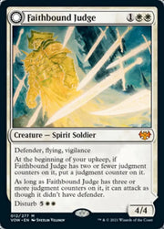 Faithbound Judge // Sinner’s Judgment [Innistrad: Crimson Vow] - MTG Single