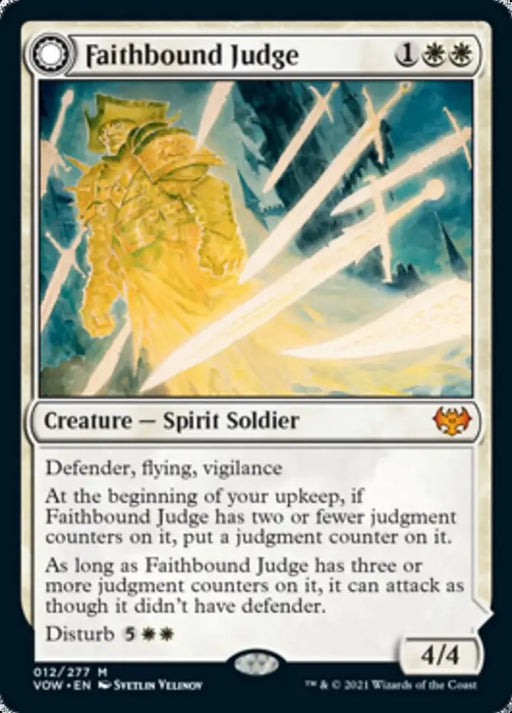 Faithbound Judge // Sinner’s Judgment [Innistrad: Crimson Vow] - MTG Single