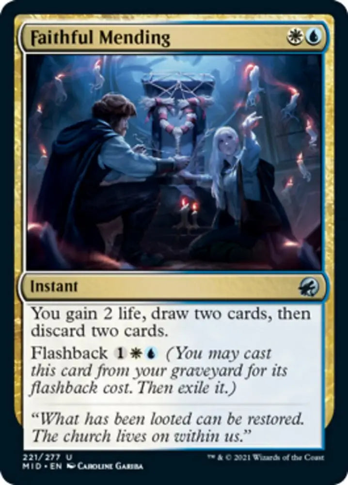 Faithful Mending [Innistrad: Midnight Hunt] - MTG Single