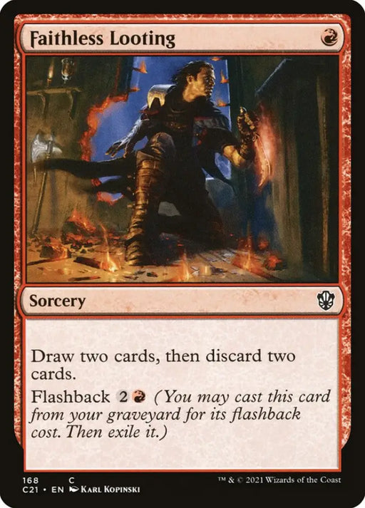 Faithless Looting [Commander 2021] - MTG Single