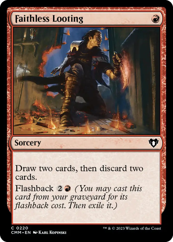 Faithless Looting [Commander Masters] - MTG Single