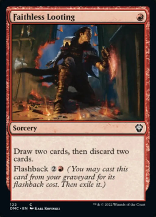 Faithless Looting [Dominaria United Commander] - MTG Single
