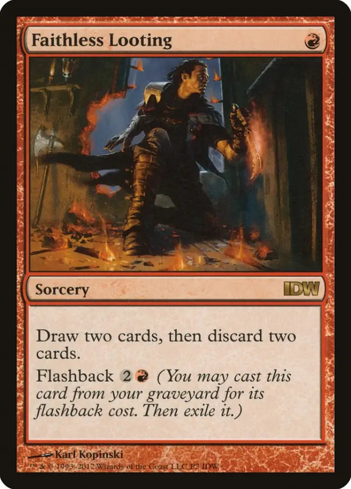 Faithless Looting [IDW Comics 2012] - MTG Single