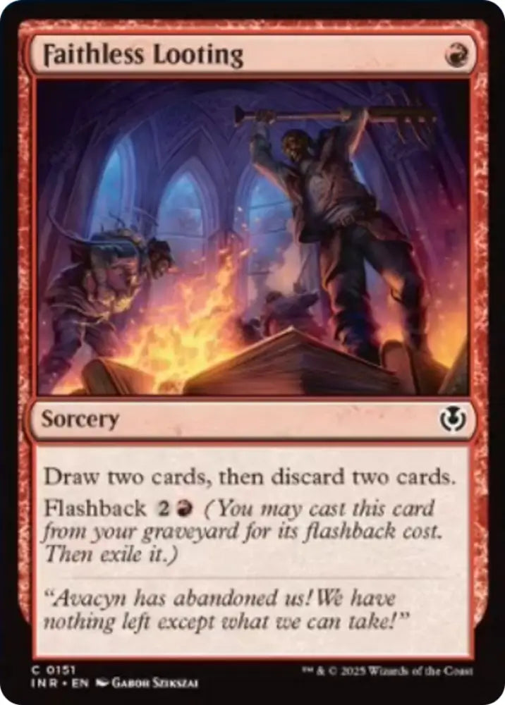 Faithless Looting [Innistrad Remastered] - MTG Single