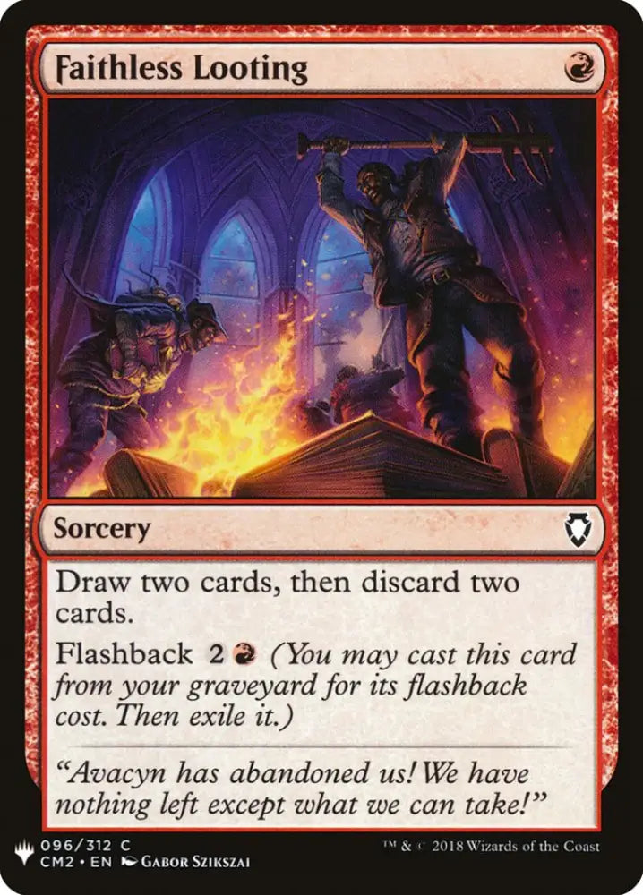 Faithless Looting [Mystery Booster] - MTG Single