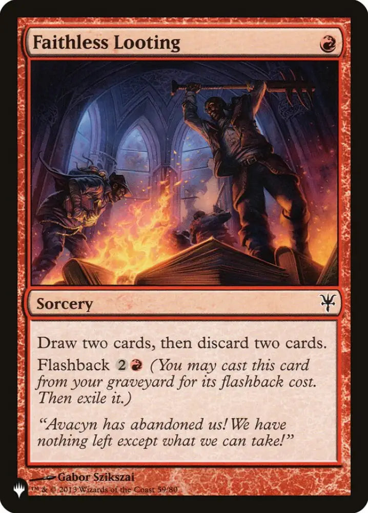 Faithless Looting [The List] - MTG Single