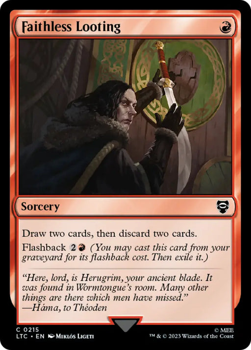 Faithless Looting [The Lord of the Rings: Tales of Middle-Earth Commander] - MTG Single