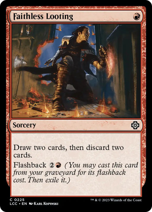 Faithless Looting [The Lost Caverns of Ixalan Commander] - MTG Single