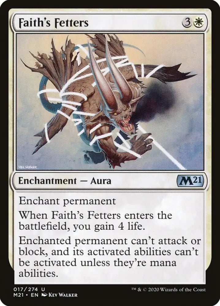 Faith’s Fetters [Core Set 2021] - MTG Single