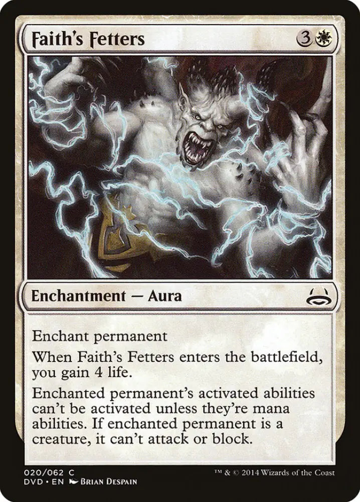 Faith’s Fetters (Divine vs. Demonic) [Duel Decks Anthology] - MTG Single