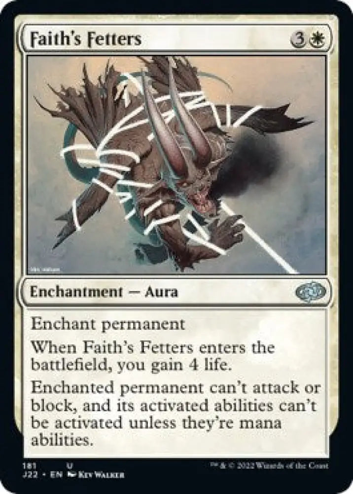 Faith’s Fetters [Jumpstart 2022] - MTG Single