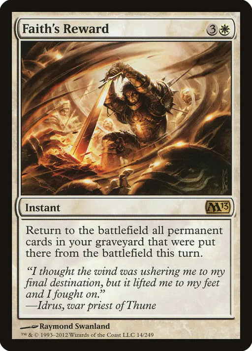 Faith’s Reward [Magic 2013] - MTG Single