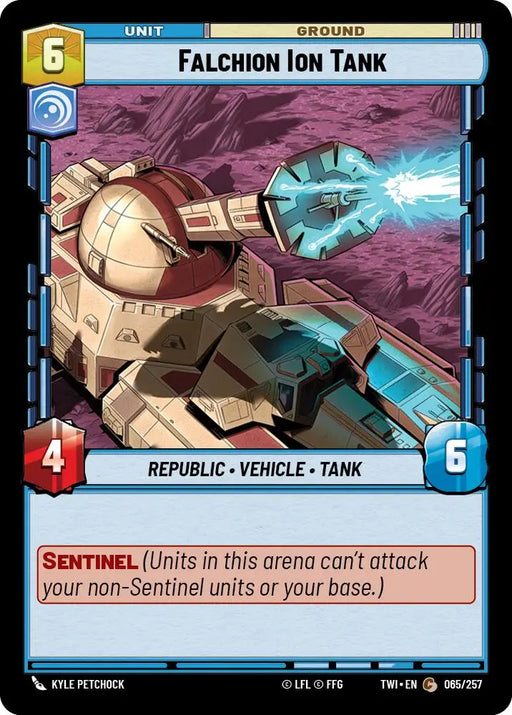 Falchion Ion Tank (065/257) [Twilight of the Republic] - Star Wars: Unlimited Single