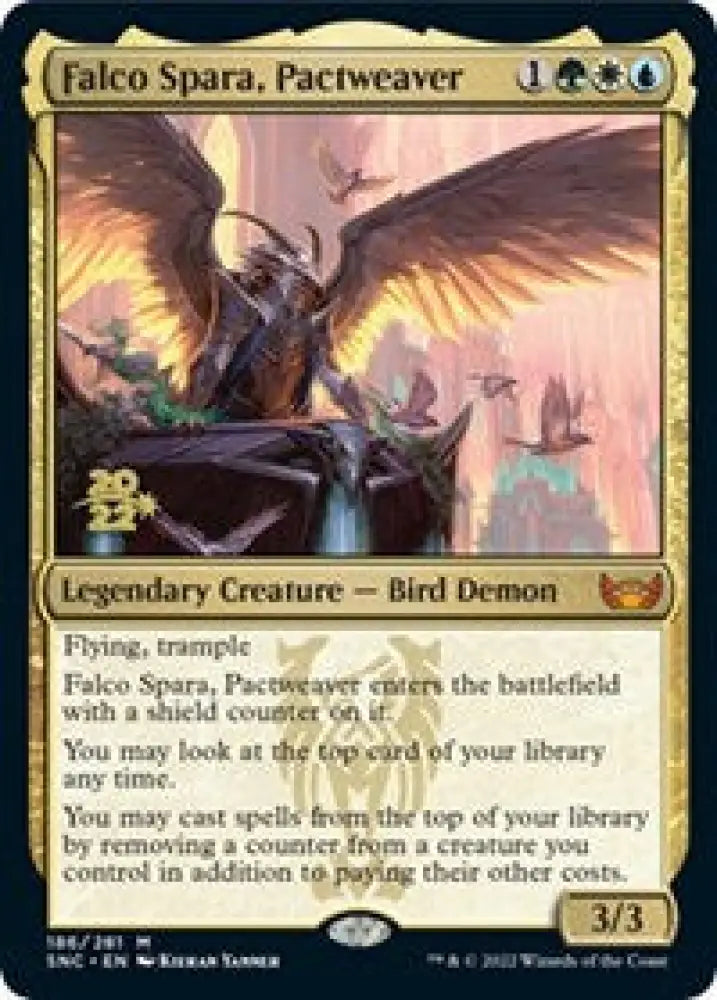 Falco Spara, Pactweaver (186) [Prerelease Cards]