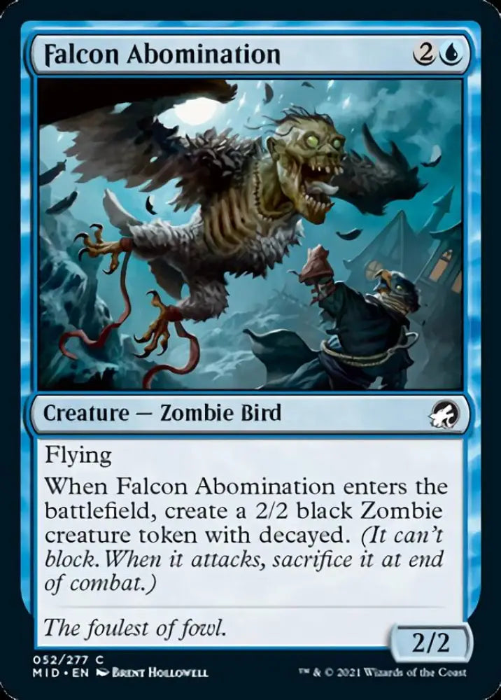 Falcon Abomination [Innistrad: Midnight Hunt] - MTG Single