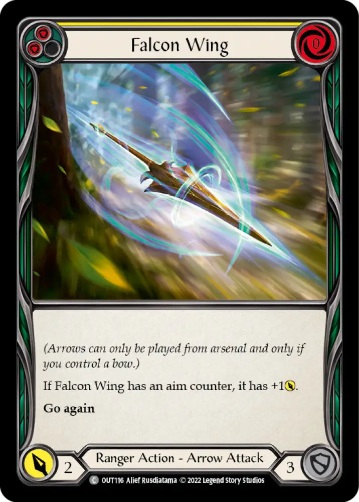 Falcon Wing (Yellow) [Outsiders] - Flesh And Blood Single