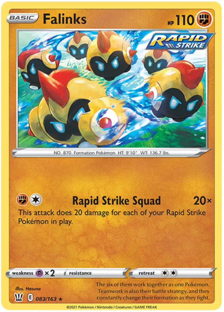 Falinks (083/163) [Sword & Shield: Battle Styles] - Pokemon Single