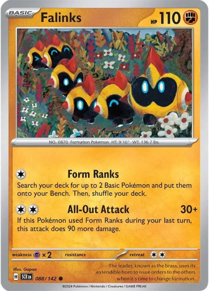 Falinks (088/142) [Scarlet & Violet: Stellar Crown] - Pokemon Single