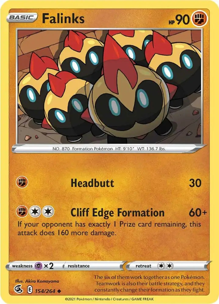 Falinks (154/264) [Sword & Shield: Fusion Strike] - Pokemon Single