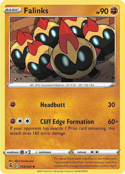 Falinks (154/264) [Sword & Shield: Fusion Strike] - Pokemon Single