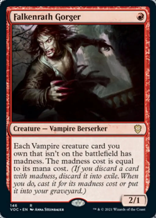 Falkenrath Gorger [Innistrad: Crimson Vow Commander] - MTG Single