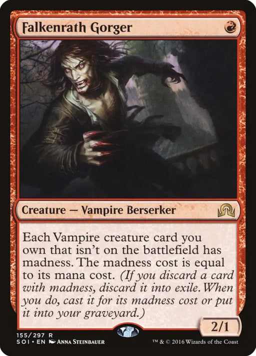 Falkenrath Gorger [Shadows over Innistrad] - MTG Single