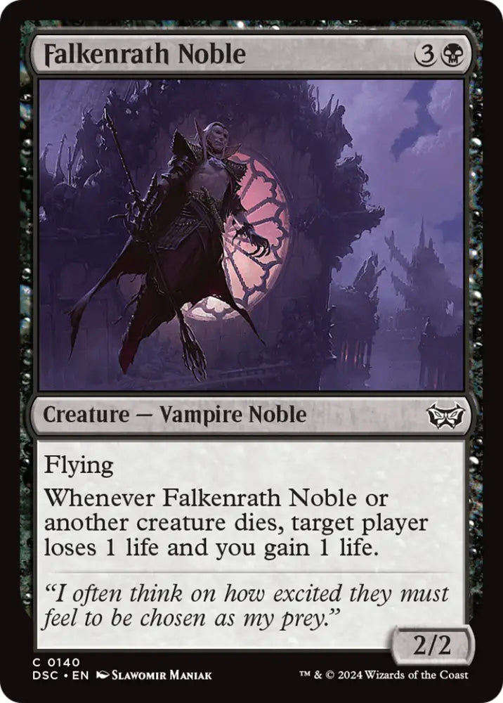 Falkenrath Noble [Duskmourn: House of Horror Commander] - MTG Single
