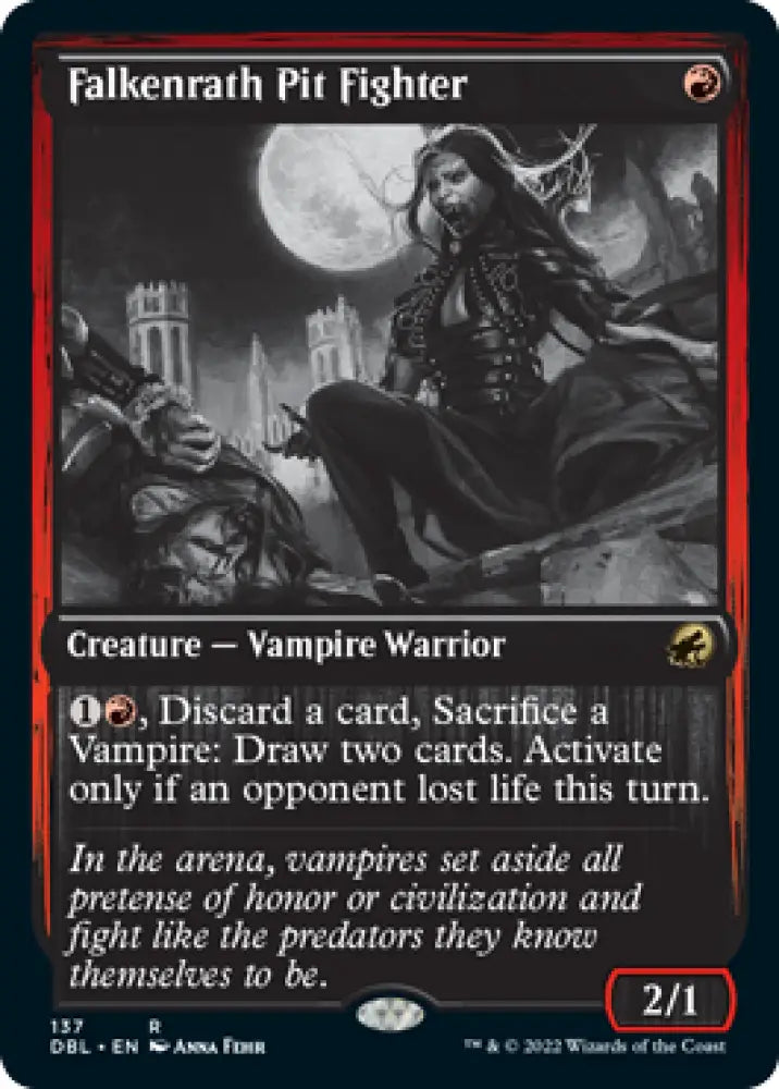 Falkenrath Pit Fighter [Innistrad: Double Feature] - MTG Single