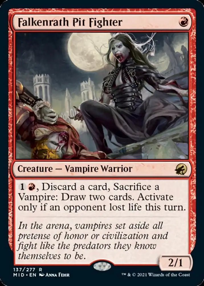 Falkenrath Pit Fighter [Innistrad: Midnight Hunt] - MTG Single