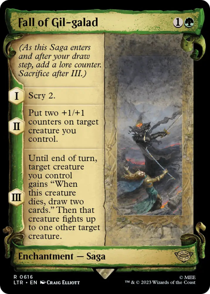 Fall of Gil-galad [The Lord of the Rings: Tales of Middle-Earth Showcase Scrolls] - MTG Single