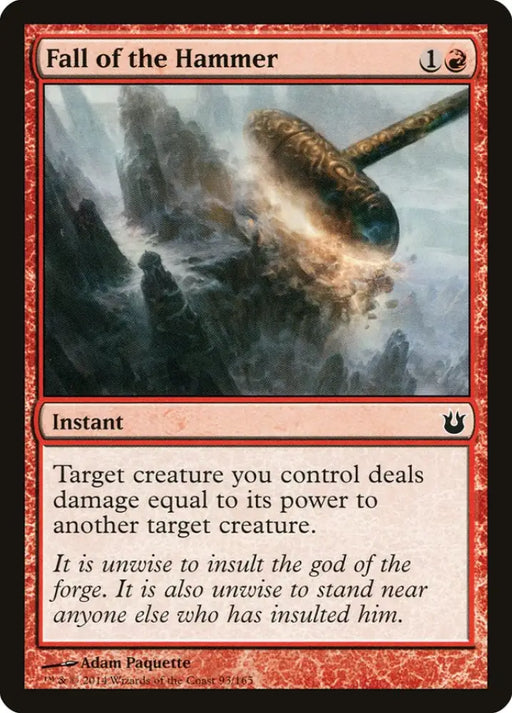 Fall of the Hammer [Born of the Gods] - MTG Single