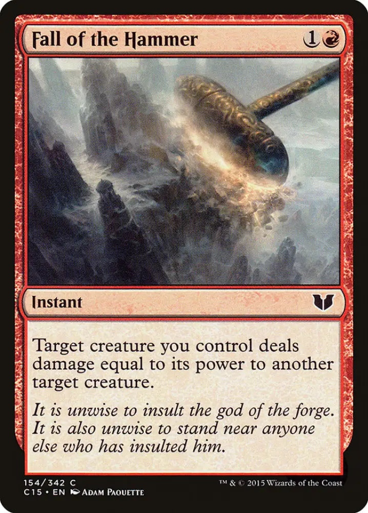 Fall of the Hammer [Commander 2015] - MTG Single