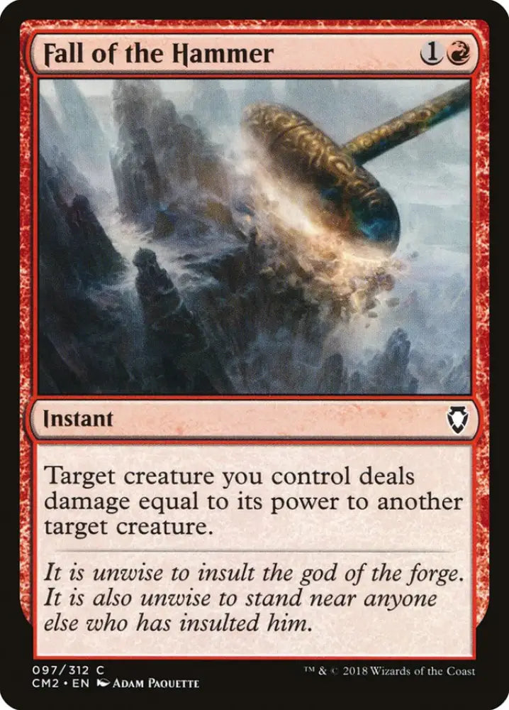 Fall of the Hammer [Commander Anthology Volume II] - MTG Single