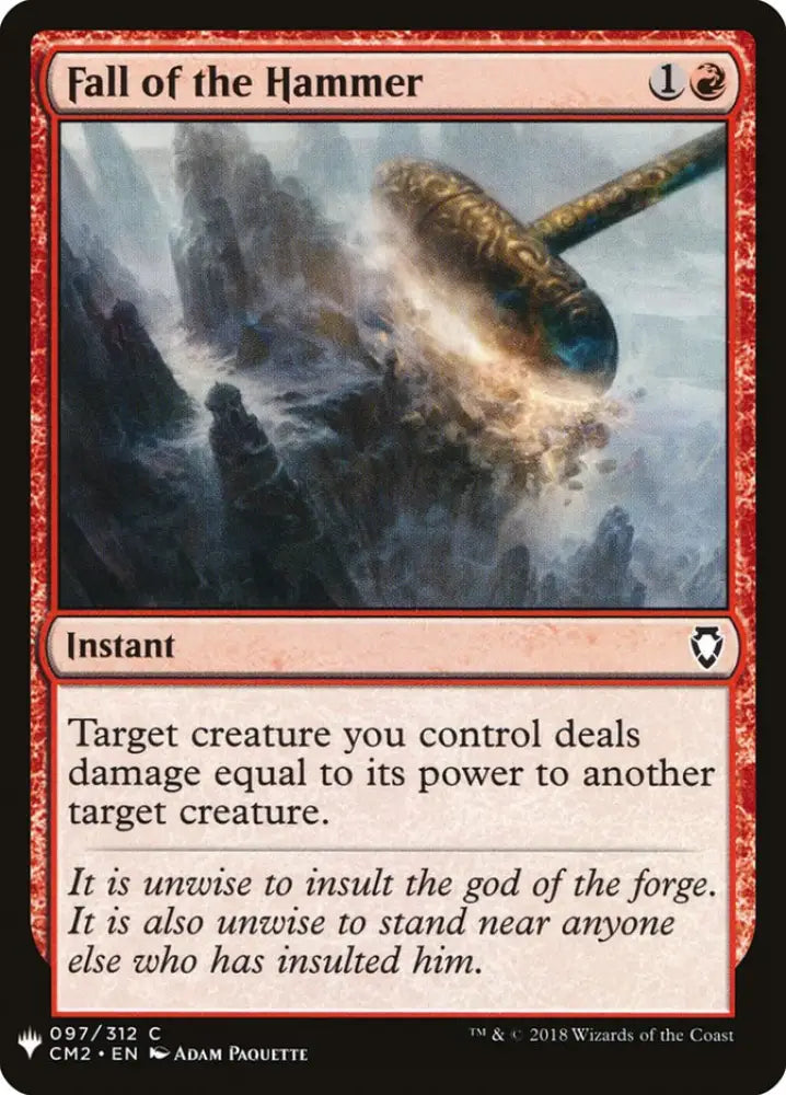 Fall of the Hammer [Mystery Booster] - MTG Single