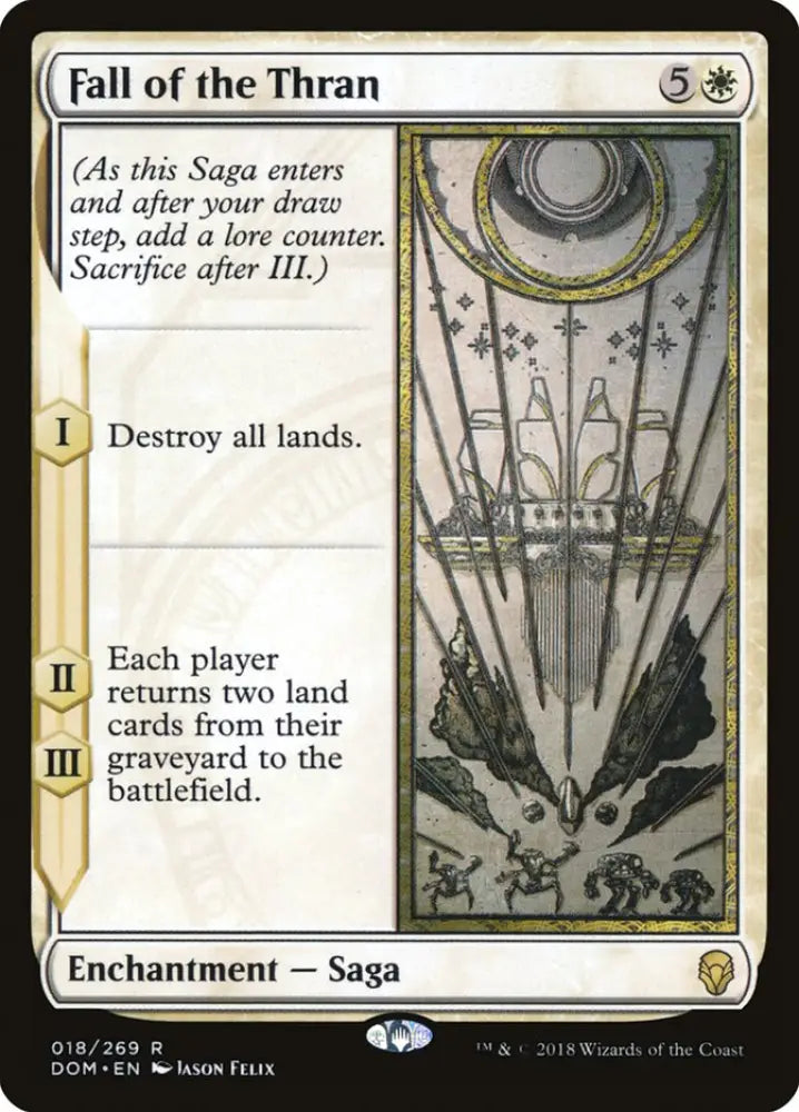 Fall of the Thran [Dominaria] - MTG Single