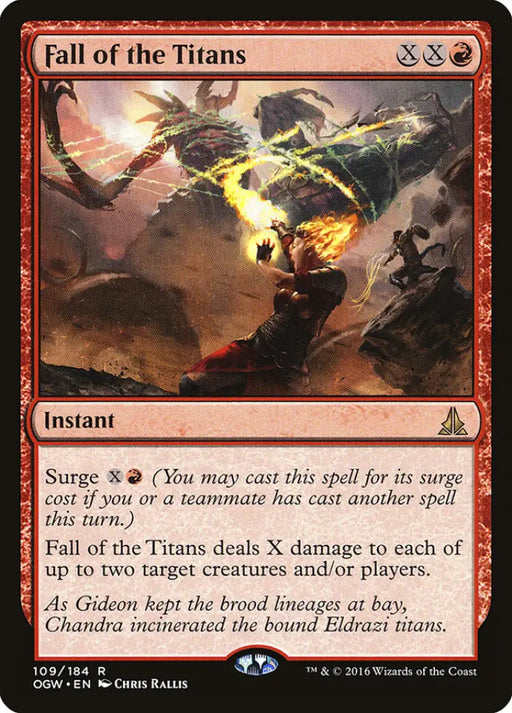 Fall of the Titans [Oath of the Gatewatch] - MTG Single