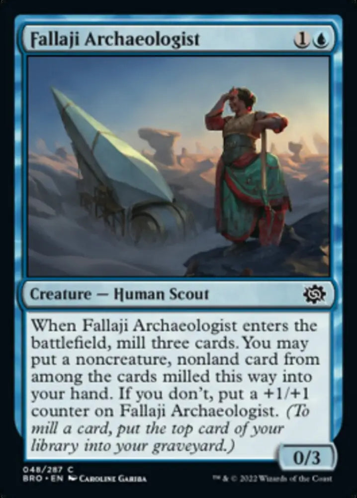Fallaji Archaeologist [The Brothers’ War] - MTG Single